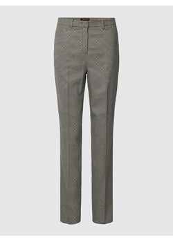 Spodnie materiałowe z wzorem na całej powierzchni ze sklepu Peek&Cloppenburg  w kategorii Spodnie damskie - zdjęcie 168176669