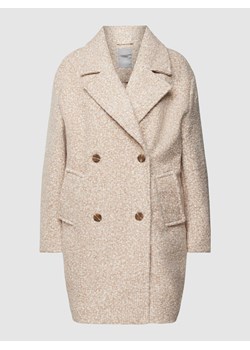 Krótki płaszcz z zapięciem na guzik model ‘Macha’ ze sklepu Peek&Cloppenburg  w kategorii Płaszcze damskie - zdjęcie 168176876