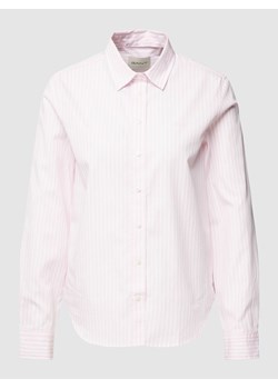 Bluzka koszulowa z bawełny ze wzorem w paski ze sklepu Peek&Cloppenburg  w kategorii Koszule damskie - zdjęcie 168177069