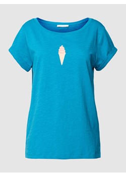 T-shirt z nadrukowanym motywem ze sklepu Peek&Cloppenburg  w kategorii Bluzki damskie - zdjęcie 168177367