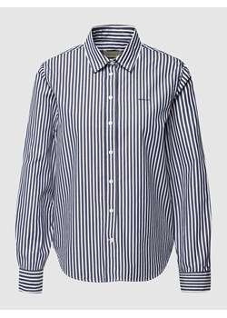 Bluzka koszulowa z bawełny ze wzorem w paski ze sklepu Peek&Cloppenburg  w kategorii Koszule damskie - zdjęcie 168177589