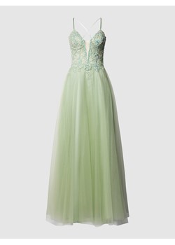 Sukienka wieczorowa z koronkowym obszyciem ze sklepu Peek&Cloppenburg  w kategorii Sukienki - zdjęcie 168177718