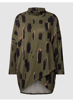 Bluzka z długim rękawem w stylu kopertowym ze sklepu Peek&Cloppenburg  w kategorii Bluzki damskie - zdjęcie 168177848