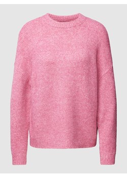 Sweter z dzianiny z obniżonymi ramionami model ‘ZOEY’ ze sklepu Peek&Cloppenburg  w kategorii Swetry damskie - zdjęcie 168177878