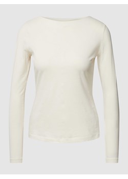 Bluzka z długim rękawem w jednolitym kolorze ze sklepu Peek&Cloppenburg  w kategorii Bluzki damskie - zdjęcie 168177976