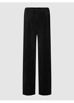 Spodnie z zakładkami i elastycznym paskiem ze sklepu Peek&Cloppenburg  w kategorii Spodnie damskie - zdjęcie 168178277