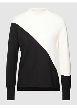 Sweter z dzianiny w dwóch kolorach ze sklepu Peek&Cloppenburg  w kategorii Swetry damskie - zdjęcie 168178578
