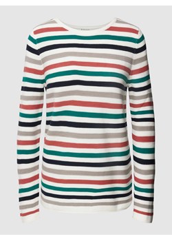 Sweter z dzianiny z fakturowanym wzorem ze sklepu Peek&Cloppenburg  w kategorii Swetry damskie - zdjęcie 168178725