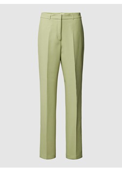 Spodnie z zakładkami w pasie i wpuszczanymi kieszeniami w stylu francuskim ze sklepu Peek&Cloppenburg  w kategorii Spodnie damskie - zdjęcie 168178727