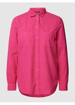 Bluzka koszulowa z imitacji sztruksu z kieszeniami na piersi ze sklepu Peek&Cloppenburg  w kategorii Koszule damskie - zdjęcie 168178948