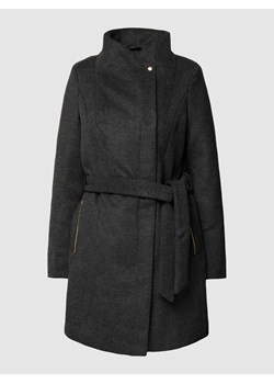 Płaszcz z paskiem w talii model ‘TWODOPE’ ze sklepu Peek&Cloppenburg  w kategorii Płaszcze damskie - zdjęcie 168180346