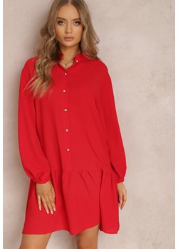 Czerwona Sukienka Oromeda ze sklepu Renee odzież w kategorii Sukienki - zdjęcie 168185369
