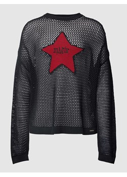 Sweter z ażurowym wzorem ze sklepu Peek&Cloppenburg  w kategorii Swetry damskie - zdjęcie 168186648