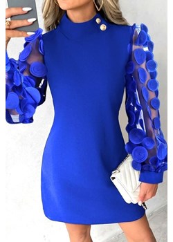 Sukienka RINGOLA BLUE ze sklepu Ivet Shop w kategorii Sukienki - zdjęcie 168186997