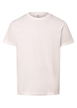 Nils Sundström T-shirt męski Mężczyźni Bawełna écru jednolity ze sklepu vangraaf w kategorii T-shirty męskie - zdjęcie 168208685