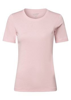 brookshire T-shirt damski Kobiety Bawełna różowy jednolity ze sklepu vangraaf w kategorii Bluzki damskie - zdjęcie 168208698