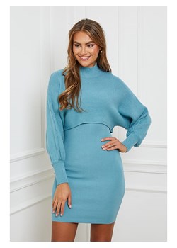 Soft Cashmere Sukienka w kolorze błękitnym ze sklepu Limango Polska w kategorii Sukienki - zdjęcie 168211269