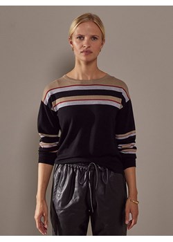 Rodier Wełniany sweter w kolorze czarno-beżowym ze sklepu Limango Polska w kategorii Swetry damskie - zdjęcie 168211397