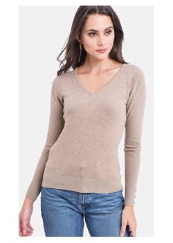 ASSUILI Sweter w kolorze beżowym ze sklepu Limango Polska w kategorii Swetry damskie - zdjęcie 168212116