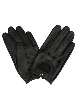 Skórzane Rękawiczki Samochodowe - Czarne, Pełne RKWEMACSHSTR0005SAMczar ze sklepu JegoSzafa.pl w kategorii Rękawiczki męskie - zdjęcie 168212256
