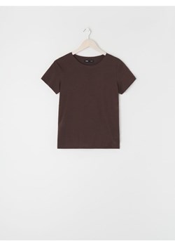 Sinsay - Koszulka bawełniana - brązowy ze sklepu Sinsay w kategorii Bluzki damskie - zdjęcie 168214088
