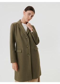 Sinsay - Płaszcz z wełną - zielony ze sklepu Sinsay w kategorii Płaszcze damskie - zdjęcie 168214169
