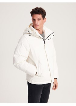 Reserved - Wodoodporna kurtka puchowa - biały ze sklepu Reserved w kategorii Kurtki męskie - zdjęcie 168214896