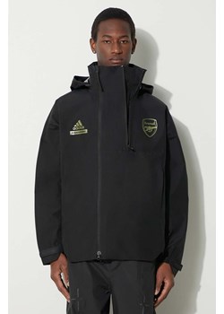 adidas Performance kurtka Arsenal x Maharishi męska kolor czarny przejściowa oversize IM9840 ze sklepu PRM w kategorii Kurtki męskie - zdjęcie 168215118