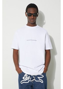 Marcelo Burlon t-shirt bawełniany Party Quote Basic męski kolor biały z aplikacją CMAA056S24JER0050110 ze sklepu PRM w kategorii T-shirty męskie - zdjęcie 168215256