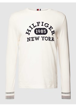 Bluzka z długim rękawem i nadrukiem z logo model ‘COLLEGIATE’ ze sklepu Peek&Cloppenburg  w kategorii T-shirty męskie - zdjęcie 168215348