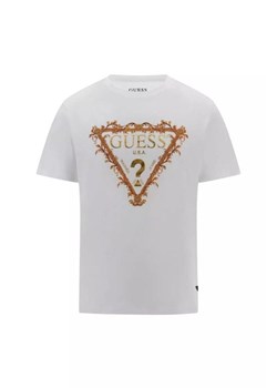 t-shirt męski guess m4ri62 k9rm1 biały ze sklepu Royal Shop w kategorii T-shirty męskie - zdjęcie 168220935