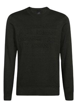 sweter męski armani exchange 6rzm1c zmx8z czarny ze sklepu Royal Shop w kategorii Swetry męskie - zdjęcie 168220949