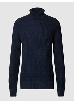 Sweter z dzianiny z golfem model ‘THIM’ ze sklepu Peek&Cloppenburg  w kategorii Swetry męskie - zdjęcie 168221356