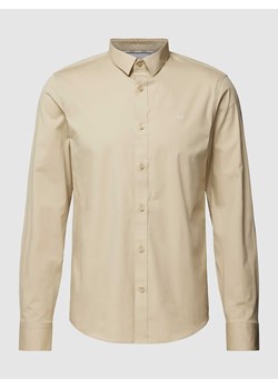 Koszula biznesowa o kroju slim fit z kołnierzykiem typu kent model ‘POPLIN’ ze sklepu Peek&Cloppenburg  w kategorii Koszule męskie - zdjęcie 168221585