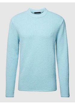 Sweter z dzianiny ze stójką model ‘LEANDO’ ze sklepu Peek&Cloppenburg  w kategorii Swetry męskie - zdjęcie 168222005