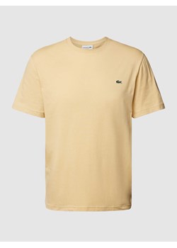 T-shirt z okrągłym dekoltem i wyhaftowanym logo ze sklepu Peek&Cloppenburg  w kategorii T-shirty męskie - zdjęcie 168222156