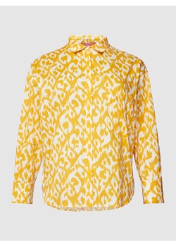 Bluzka koszulowa PLUS SIZE ze wzorem na całej powierzchni model ‘FARETRA’ ze sklepu Peek&Cloppenburg  w kategorii Koszule damskie - zdjęcie 168222276