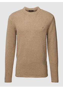 Sweter z dzianiny ze stójką model ‘LEANDO’ ze sklepu Peek&Cloppenburg  w kategorii Swetry męskie - zdjęcie 168222375
