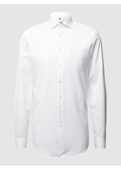 Koszula biznesowa o kroju regular fit z diagonalu ze sklepu Peek&Cloppenburg  w kategorii Koszule męskie - zdjęcie 168222575