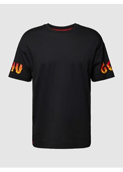 T-shirt z nadrukiem z logo ze sklepu Peek&Cloppenburg  w kategorii T-shirty męskie - zdjęcie 168222585