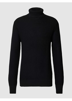 Sweter z dzianiny z golfem model ‘THIM’ ze sklepu Peek&Cloppenburg  w kategorii Swetry męskie - zdjęcie 168222665