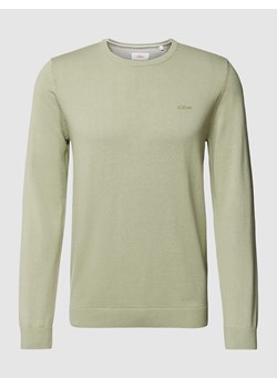 Sweter z prążkowanym ściągaczem ze sklepu Peek&Cloppenburg  w kategorii Swetry męskie - zdjęcie 168222748