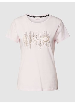 T-shirt zdobiony kamieniami ze sklepu Peek&Cloppenburg  w kategorii Bluzki damskie - zdjęcie 168223385