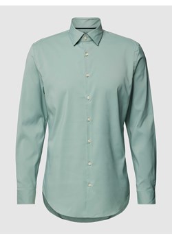 Koszula biznesowa o kroju slim fit z kołnierzykiem typu kent ze sklepu Peek&Cloppenburg  w kategorii Koszule męskie - zdjęcie 168223495