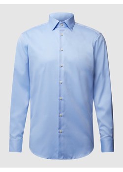 Koszula biznesowa o kroju regular fit z diagonalu ze sklepu Peek&Cloppenburg  w kategorii Koszule męskie - zdjęcie 168223699