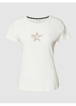 T-shirt zdobiony kamieniami ze sklepu Peek&Cloppenburg  w kategorii Bluzki damskie - zdjęcie 168223708