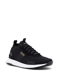 BOSS BLACK Sneakersy Titanium_Runn_knst_N | z dodatkiem skóry ze sklepu Gomez Fashion Store w kategorii Buty sportowe męskie - zdjęcie 168227456