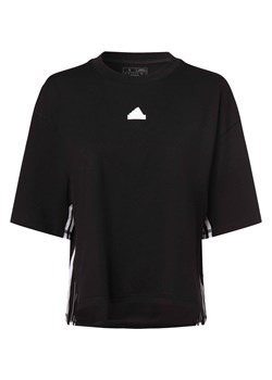 adidas Sportswear Koszulka damska Kobiety Bawełna czarny jednolity ze sklepu vangraaf w kategorii Bluzki damskie - zdjęcie 168228926