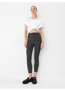 Mohito - Spodnie skinny w kratkę - czarny ze sklepu Mohito w kategorii Spodnie damskie - zdjęcie 168231978