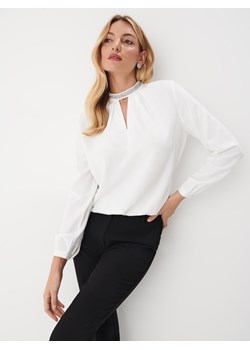 Mohito - Elegancka bluzka - biały ze sklepu Mohito w kategorii Bluzki damskie - zdjęcie 168233266